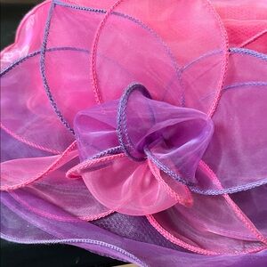 Scala Vibrant Pink and Purple Women's Hat